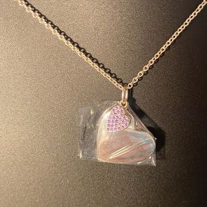 Purple Heart Birthstone Necklace